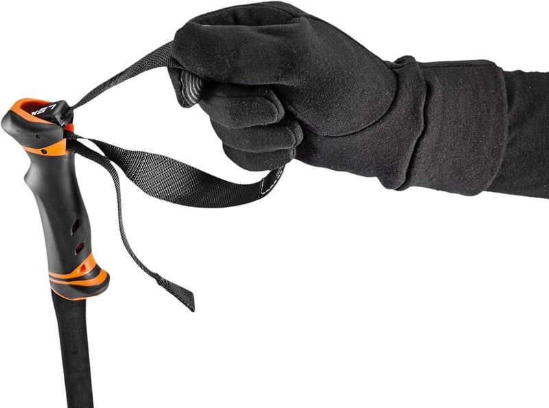 Leki Helicon Lite Aluminum Adjustable Lightweight Ski Poles for Backcountry Skiing & Snowboarding - Image 2